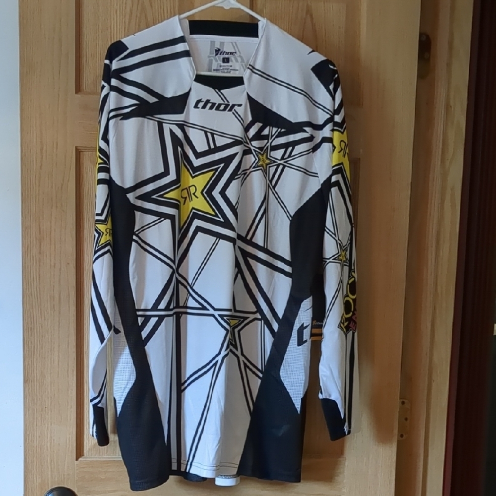 Thor Black and White Star Jersey